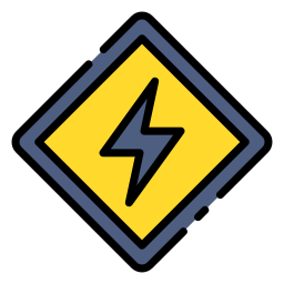 High voltage icon
