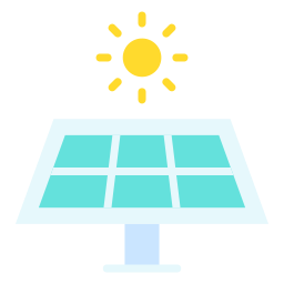 Solar panel icon