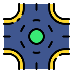 Roundabout icon