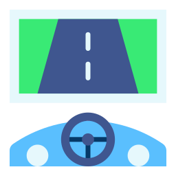 simulación icono