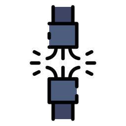 Проводное соединение иконка