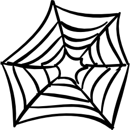 Halloween spider web icon