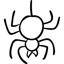 zarys pająka ikona