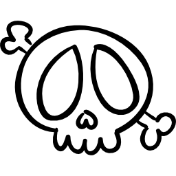 schädelknochenumriss icon