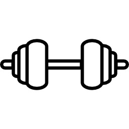 Dumbbells outline icon