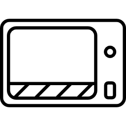 Microwave outline icon