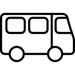 esquema de bus icono