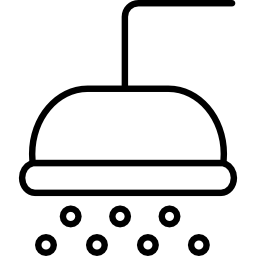 esquema de ducha icono