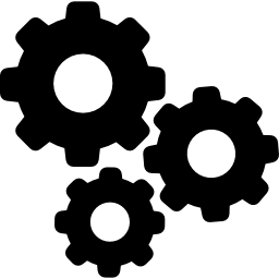 Settings gears icon