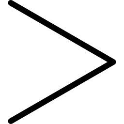 Right thin arrow angle icon