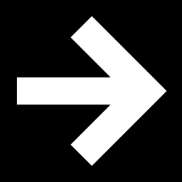 freccia destra nel pulsante quadrato riempito icona