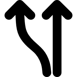 Two up arrows icon