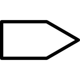 Right arrow outline icon