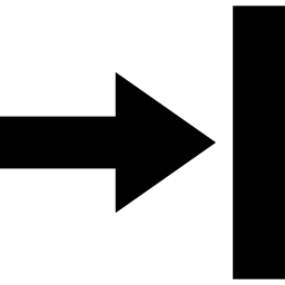 Last track right arrow multimedia button icon