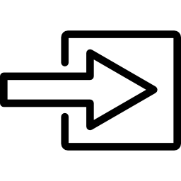 botón de inicio de sesión descrito icono