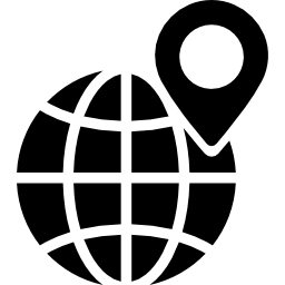 wereldwijde lokalisatie icoon