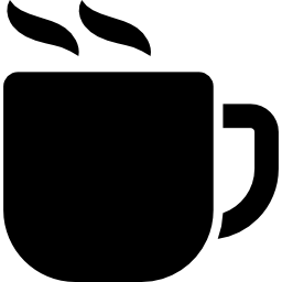 Hot coffee cup icon