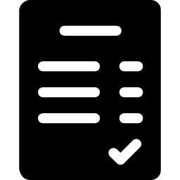 geverifieerd document icoon