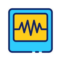 elektrocardiogram icoon