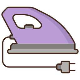 electrisch strijkijzer icoon