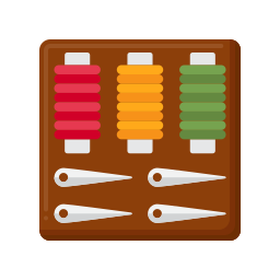 Sewing kit icon