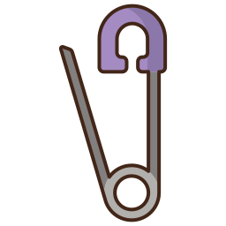 Safety pin icon