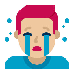 Crying icon
