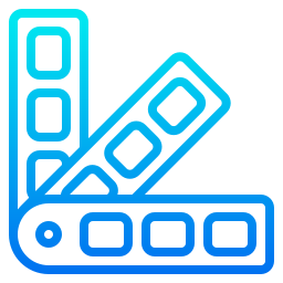 palette de couleurs Icône