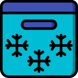 bevroren goederen icoon