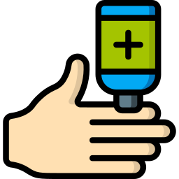 Hand sanitizer icon