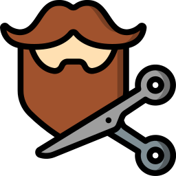 Beard trimming icon