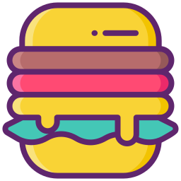 Cheese burger icon