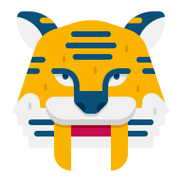 Saber tooth icon