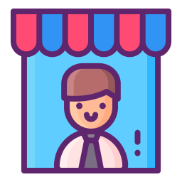 vendedor icono