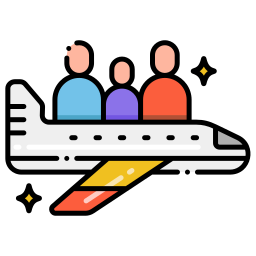 Family trip icon