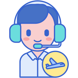 Air traffic controller icon