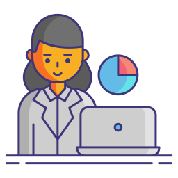 Business analyst icon