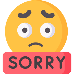 sorry icoon