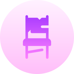 houten stoel icoon
