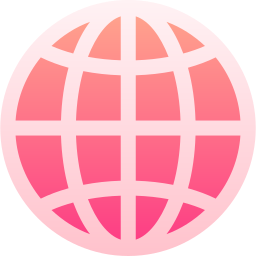 Earth grid icon