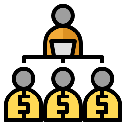 structure d'organisation Icône