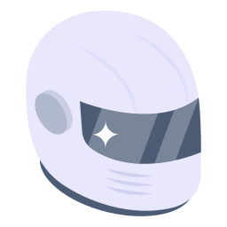 Bike helmet icon