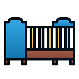детская кроватка иконка