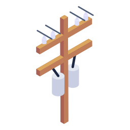poste electrico icono