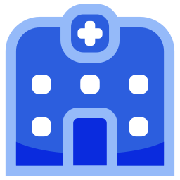 Hospital building icon