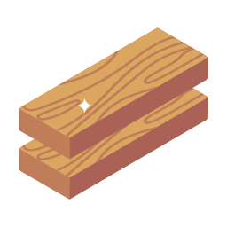 planche de bois Icône