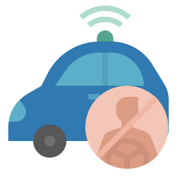 자율 주행 차량 icon