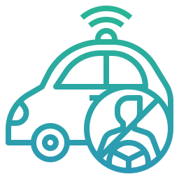 자율 주행 차량 icon