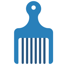 pettine afro icona