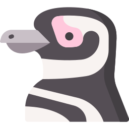 Magellanic penguin icon